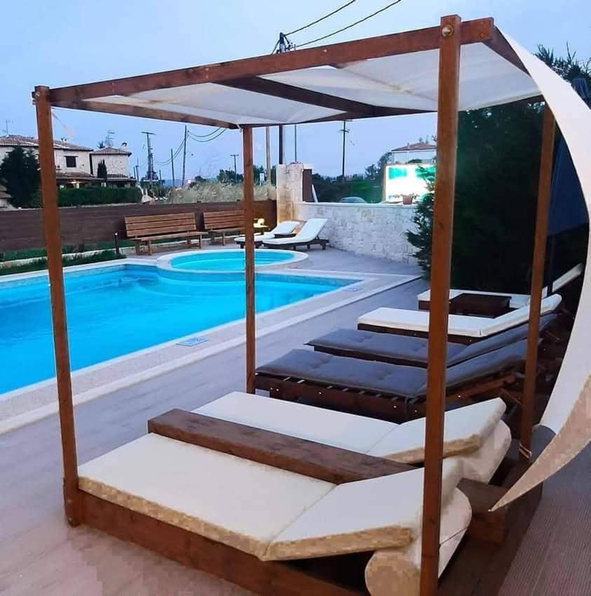 Sinodinos Deluxe Apartments Афітос Екстер'єр фото